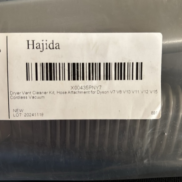 Dryer Vent Cleaner Kit Hose Attachment For Dyson Vacuums V7~V15 Cordless Vac - Picture 6 of 6